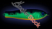 Блесна колеблющаяся Strike Pro Salmon Profy 150, 150 мм, 94 гр, Тройник, цвет: A45E Natural Perch, (