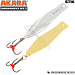 Блесна зимняя Akara Tournament Ice Stik 80мм, 20г, цвет SIL/GO