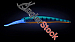 Воблер Strike Pro Hooligan Deep Diver 120, 120 мм, 20,9 гр. Плавающий, A150-713 UV Blue Silver OB